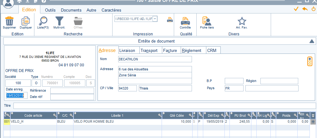 solder offres de prix pmi