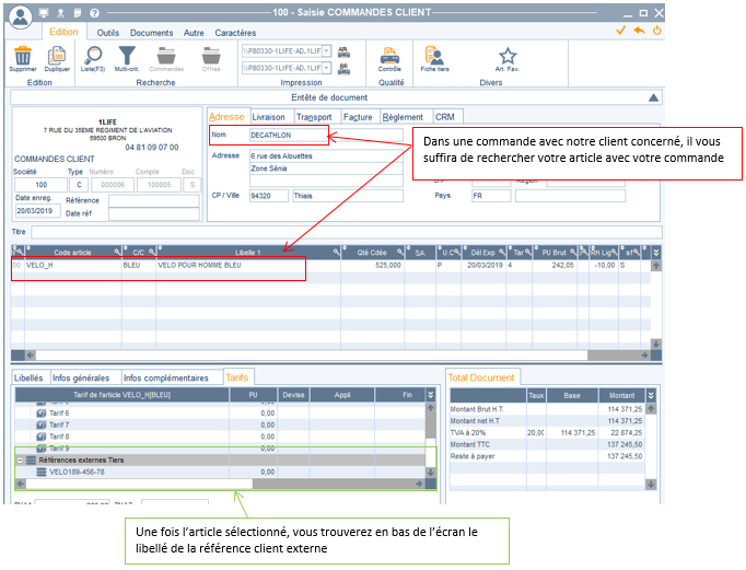 capture commande client pmi