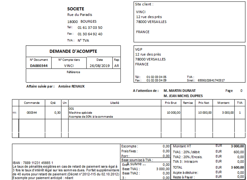 Gestion des acomptes4