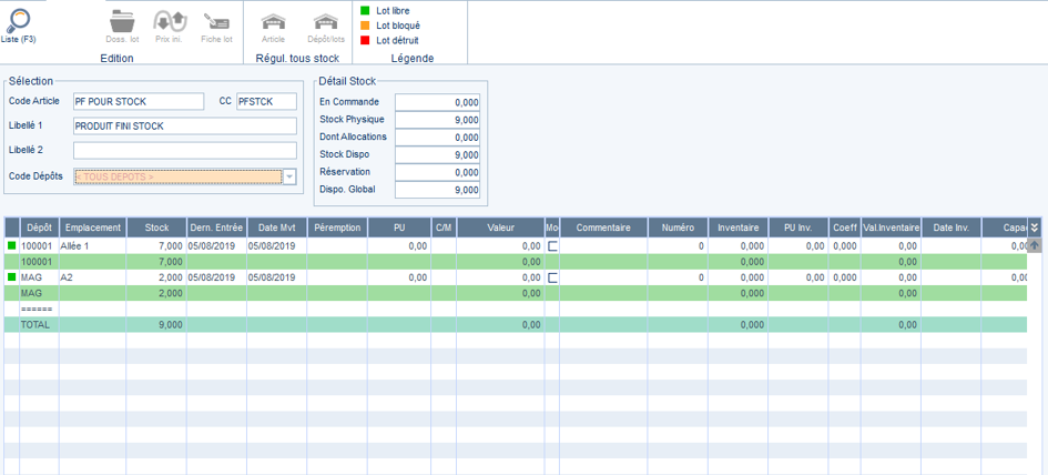 Gestion des stocks consignés 4