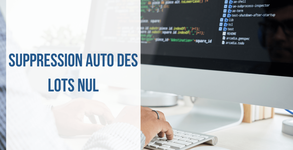 Image article suppression auto des lots nuls