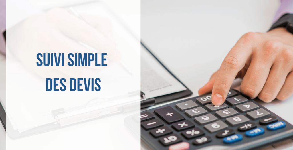 Suivi simple des devis image article